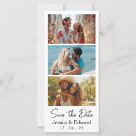 日付の保存PhotoBooth Qrコード白黒シック