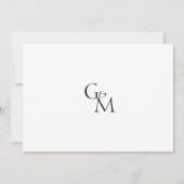 日付の保結婚存 招待状 (裏面)