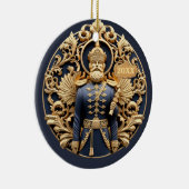 日付の兵士のクリスマス装飾品 セラミックオーナメント (右)