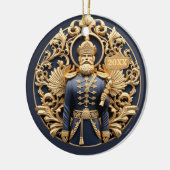日付の兵士のクリスマス装飾品 セラミックオーナメント (左)