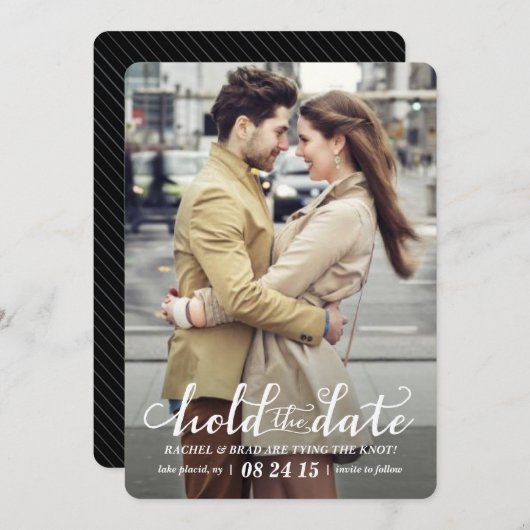 日付の写真の保存を日付カード開いて下さい セーブザデート (正面/裏面)