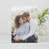 日付の写真の結婚緑のスクリプトを保存エレガントする セーブザデート (スタンド正面)