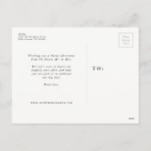 日付の写真はがきを保存し、とてもうれしい休日です シーズンポストカード (裏面)