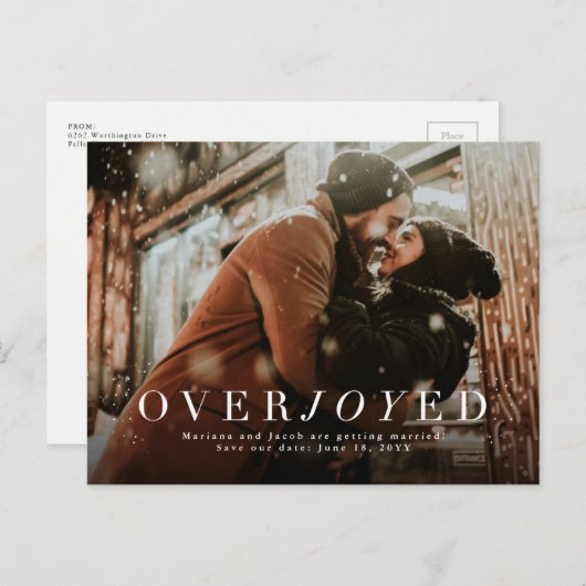 日付の写真はがきを保存する シーズンポストカード (正面/裏面)