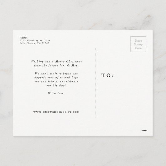 日付の写真はがきを保存する シーズンポストカード (裏面)