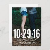 日付の写真はがきを保存する（大） 案内ポストカード (正面/裏面)