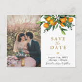 日付の写真はがきを除いてオレンジガーデン 案内ポストカード (正面)