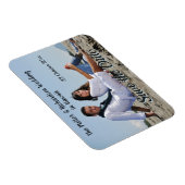 日付の写真を保カスタム存 マグネット (右側)