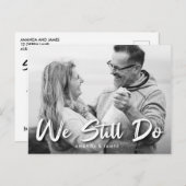 日付の写真を除き、まだ誓いの更新を行う 案内ポストカード (正面/裏面)