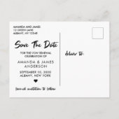 日付の写真を除き、まだ誓いの更新を行う 案内ポストカード (裏面)