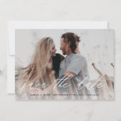 日付の写真カードを白に保存するスクリプト セーブザデート (正面)