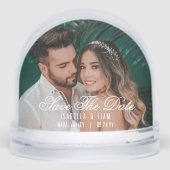 日付の写真モダン結婚の保存カスタム (正面)