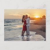 日付の写真結婚を保存 案内ポストカード (正面)