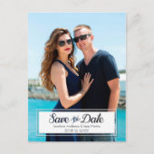 日付の切り取り文字縦写真の保存 案内ポストカード (正面)