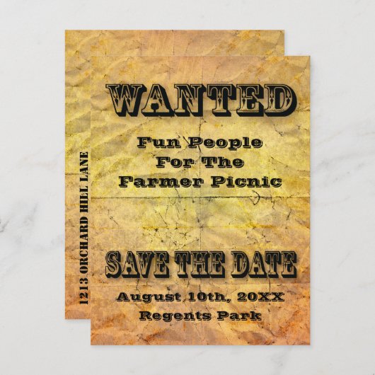 日付の古い紙はがきを保存する 案内ポストカード (正面/裏面)