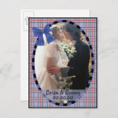 日付の国のパッチワークはがきを保存 案内ポストカード (正面/裏面)