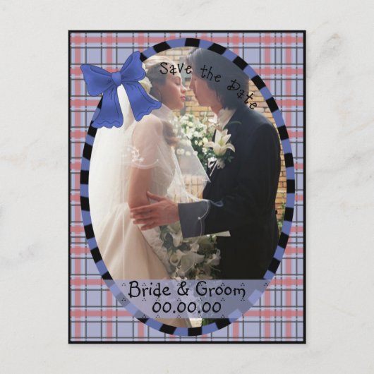 日付の国のパッチワークはがきを保存 案内ポストカード (正面)