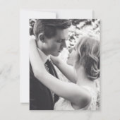 日付の変更の結婚延期された花の保存を解除 セーブザデート (裏面)