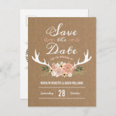 日付の変更を保存する 案内ポストカード (正面/裏面)