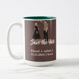 日付の変更を保存 ツートーンマグカップ