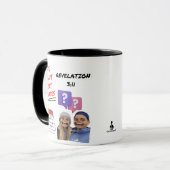 日付の変更を設定しない マグカップ (正面左)