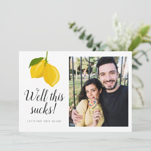 日付の変更ウェディング日付の写真を保存 招待状 (スタンド正面)