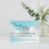 日付の変更バスケットボールバルミツワー ポストカード (スタンド正面)