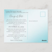 日付の変更バスケットボールバルミツワー ポストカード (裏面)