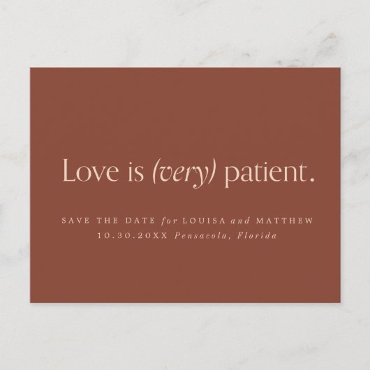 日付の変更日付のポストカードの保存 ポストカード (正面)