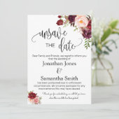 日付の変更結婚の変更の変更の元に戻す 招待状 (スタンド正面)