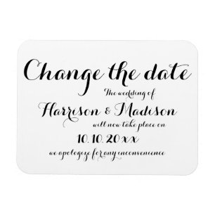 日付の変更,書道の結婚発表 マグネット