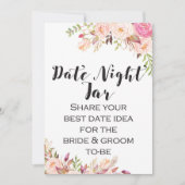 日付の夜のアイディアサイン5x7インチサイズ 招待状 (正面)