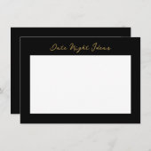 日付の夜アイディア ノートカード (正面/裏面)