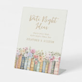 日付の夜アイディア 台座サイン (正面)