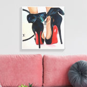 日付の夜 キャンバスプリント (インサイチュ (リビング))