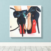 日付の夜 キャンバスプリント (インサイチュ (ウッドフロア))