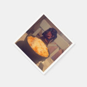 日付の夜 スタンダードカクテルナプキン (角)