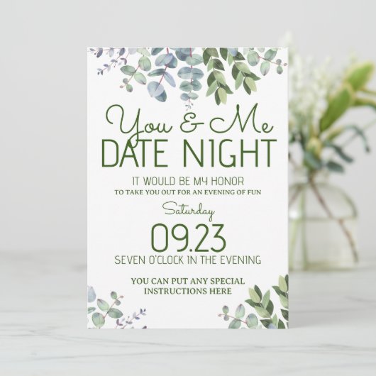 日付の夜 招待状 (スタンド正面)