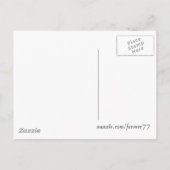 日付の孔雀はがきを保存 案内ポストカード (裏面)