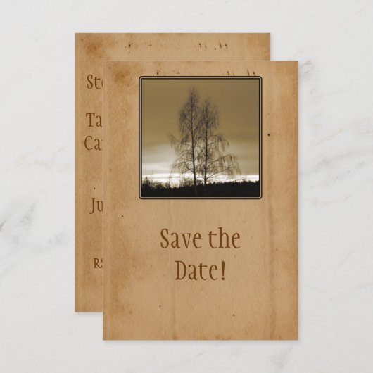 日付の家族会を救って下さい セーブザデート (正面/裏面)