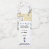 日付の愛感謝してい注付パーソナライズされた+いかり ボトルネックタグ (正面)