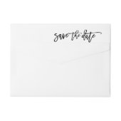 日付の折り返しラベルを保存し、気軽にブラッシング ラップアラウンドラベル (裏面)