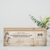 日付の招待の搭乗券のチケットを救って下さい セーブザデート (スタンド正面)