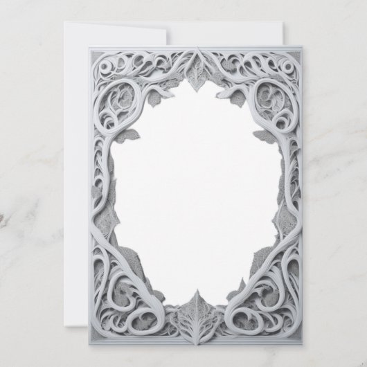 日付の招待カードを保存するヴィンテージ結婚式 招待状 (裏面)