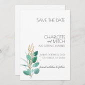 日付の招待テンプレートの保存 招待状 (正面/裏面)