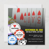 日付の招待状愛カード5を救って下さい セーブザデート (正面)