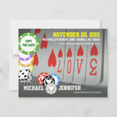 日付の招待状愛カード6を救って下さい セーブザデート (正面)