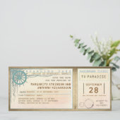 日付の搭乗のパスヴィンテージのチケットを救って下さい セーブザデート (スタンド正面)