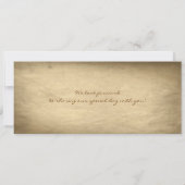 日付の搭乗のパスヴィンテージのチケットを救って下さい セーブザデート (裏面)