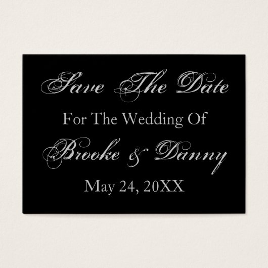 日付の新婦結婚の名前を保存する (正面)